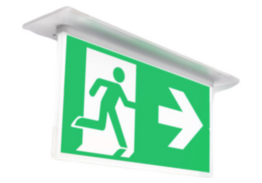 ECHELON recessed emergency exit light 24m